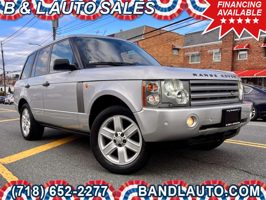2004 Land Rover Range Rover 4dr Wagon HSE, available for sale in Bronx, New York | B & L Auto Sales LLC. Bronx, New York 2004 Land Rover Range Rover 4dr Wagon HSE, available for sale in Bronx, New York | B & L Auto Sales LLC. Bronx, New York