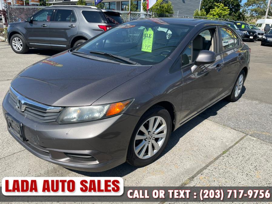 2012 Honda Civic Sdn 4dr Auto EX, available for sale in Bridgeport, Connecticut | Lada Auto Sales. Bridgeport, Connecticut 2012 Honda Civic Sdn 4dr Auto EX, available for sale in Bridgeport, Connecticut | Lada Auto Sales. Bridgeport, Connecticut