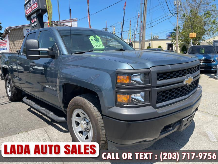 2014 Chevrolet Silverado 1500 4WD Double Cab 143.5" Work Truck w/1WT, available for sale in Bridgeport, Connecticut | Lada Auto Sales. Bridgeport, Connecticut
