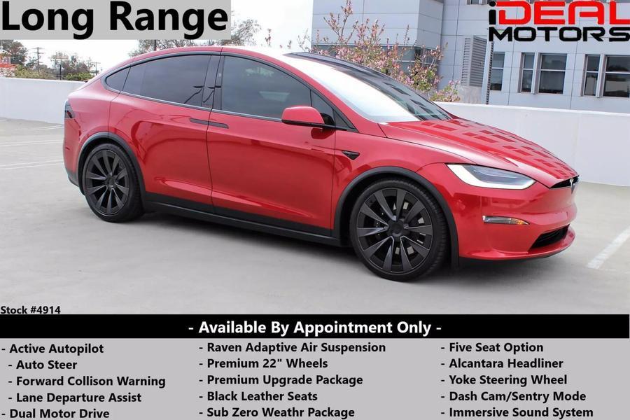 Used Tesla Model x Long Range Sport Utility 4D 2022 | Ideal Motors. Costa Mesa, California