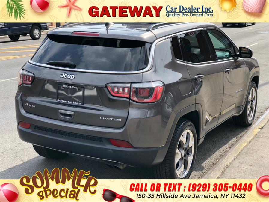 2019 Jeep Compass Limited 4x4, available for sale in Jamaica, New York | Gateway Car Dealer Inc. Jamaica, New York 2019 Jeep Compass Limited 4x4, available for sale in Jamaica, New York | Gateway Car Dealer Inc. Jamaica, New York