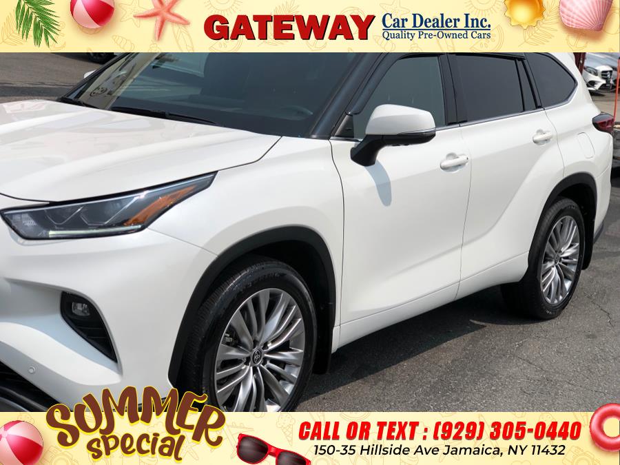 2021 Toyota Highlander Platinum AWD (Natl), available for sale in Jamaica, New York | Gateway Car Dealer Inc. Jamaica, New York 2021 Toyota Highlander Platinum AWD (Natl), available for sale in Jamaica, New York | Gateway Car Dealer Inc. Jamaica, New York