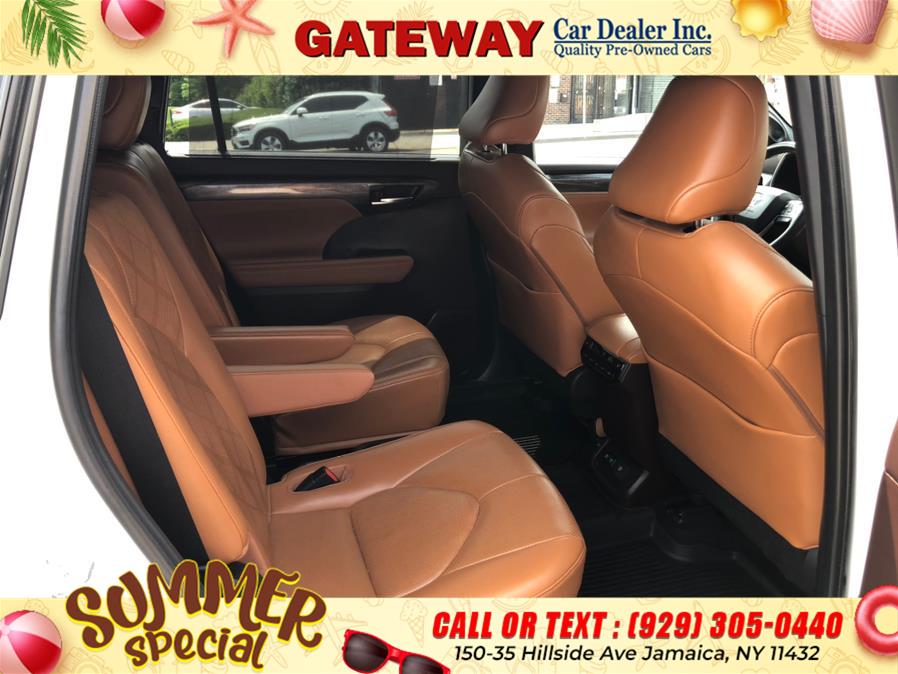 2021 Toyota Highlander Platinum AWD (Natl), available for sale in Jamaica, New York | Gateway Car Dealer Inc. Jamaica, New York 2021 Toyota Highlander Platinum AWD (Natl), available for sale in Jamaica, New York | Gateway Car Dealer Inc. Jamaica, New York