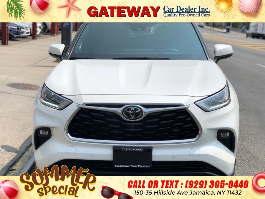2021 Toyota Highlander Platinum AWD (Natl), available for sale in Jamaica, New York | Gateway Car Dealer Inc. Jamaica, New York 2021 Toyota Highlander Platinum AWD (Natl), available for sale in Jamaica, New York | Gateway Car Dealer Inc. Jamaica, New York