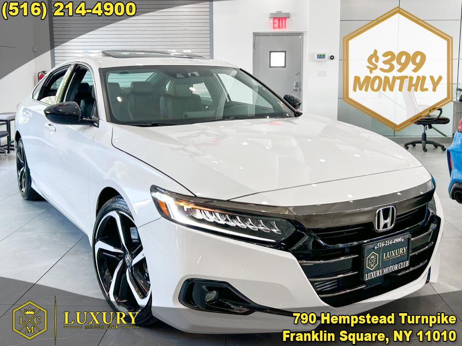 2022 Honda Accord Sedan Sport 2.0T Auto, available for sale in Franklin Square, New York | Luxury Motor Club. Franklin Square, New York 2022 Honda Accord Sedan Sport 2.0T Auto, available for sale in Franklin Square, New York | Luxury Motor Club. Franklin Square, New York