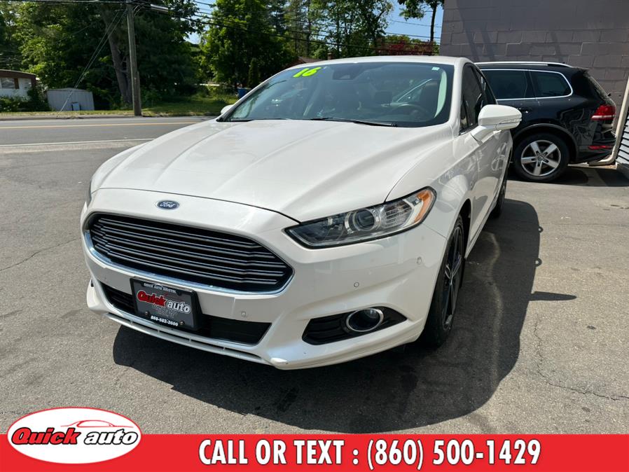 2016 Ford Fusion 4dr Sdn Titanium AWD, available for sale in Bristol, Connecticut | Quick Auto LLC. Bristol, Connecticut 2016 Ford Fusion 4dr Sdn Titanium AWD, available for sale in Bristol, Connecticut | Quick Auto LLC. Bristol, Connecticut