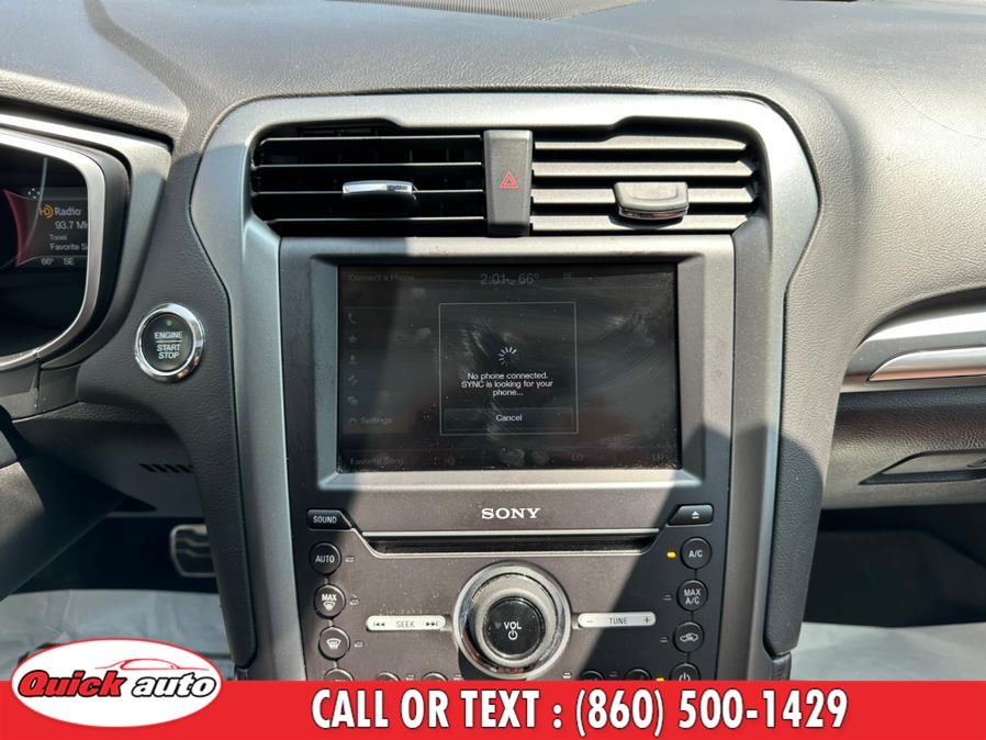 2016 Ford Fusion 4dr Sdn Titanium AWD, available for sale in Bristol, Connecticut | Quick Auto LLC. Bristol, Connecticut 2016 Ford Fusion 4dr Sdn Titanium AWD, available for sale in Bristol, Connecticut | Quick Auto LLC. Bristol, Connecticut