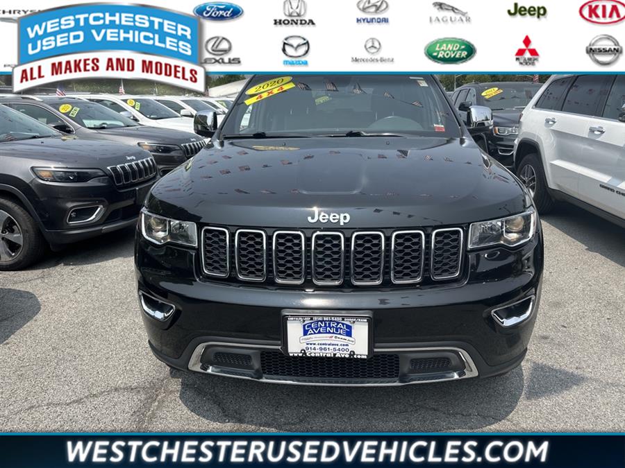 2020 Jeep Grand Cherokee Limited, available for sale in White Plains, New York | Westchester Used Vehicles. White Plains, New York 2020 Jeep Grand Cherokee Limited, available for sale in White Plains, New York | Westchester Used Vehicles. White Plains, New York