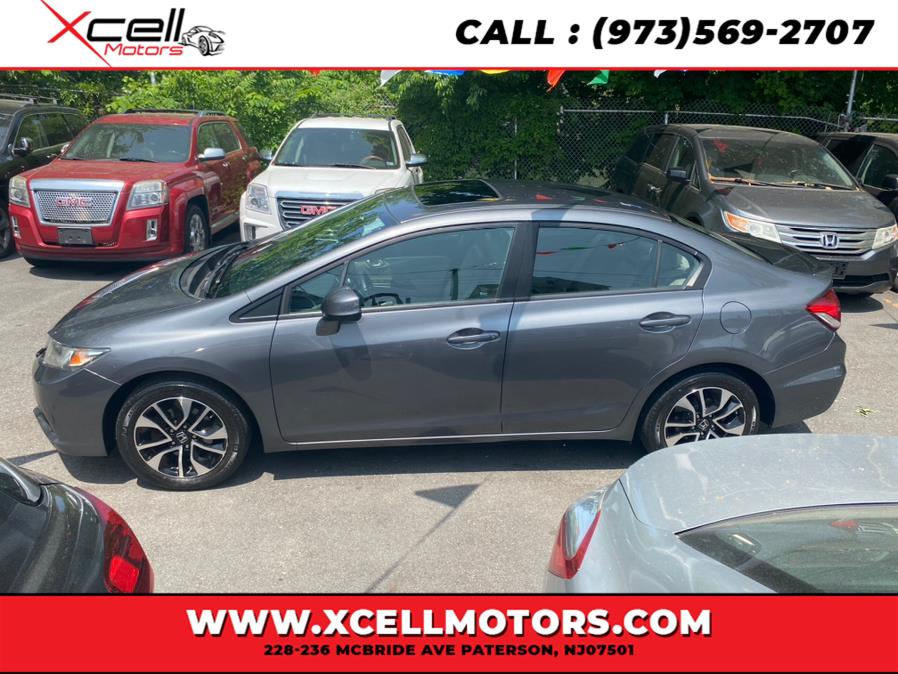 2013 Honda Civic Sdn EX-L 4dr Auto EX-L, available for sale in Paterson, New Jersey | Xcell Motors LLC. Paterson, New Jersey 2013 Honda Civic Sdn EX-L 4dr Auto EX-L, available for sale in Paterson, New Jersey | Xcell Motors LLC. Paterson, New Jersey