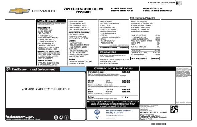 2020 Chevrolet Express Passenger LT 3500 155'', available for sale in Maple Shade, New Jersey | Car Revolution. Maple Shade, New Jersey 2020 Chevrolet Express Passenger LT 3500 155'', available for sale in Maple Shade, New Jersey | Car Revolution. Maple Shade, New Jersey