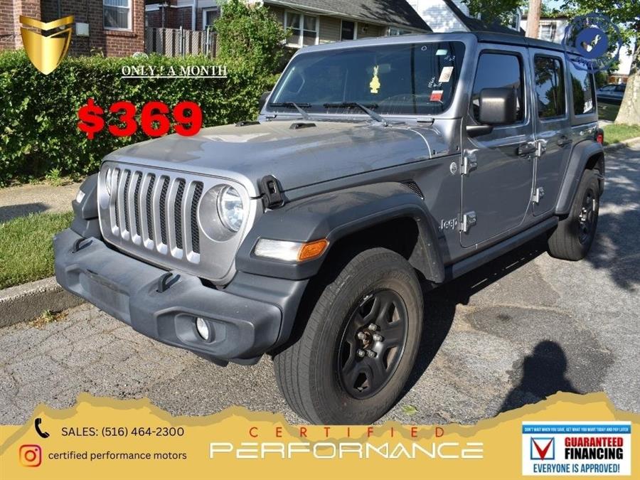 2018 Jeep Wrangler Unlimited Sport, available for sale in Valley Stream, New York | Certified Performance Motors. Valley Stream, New York