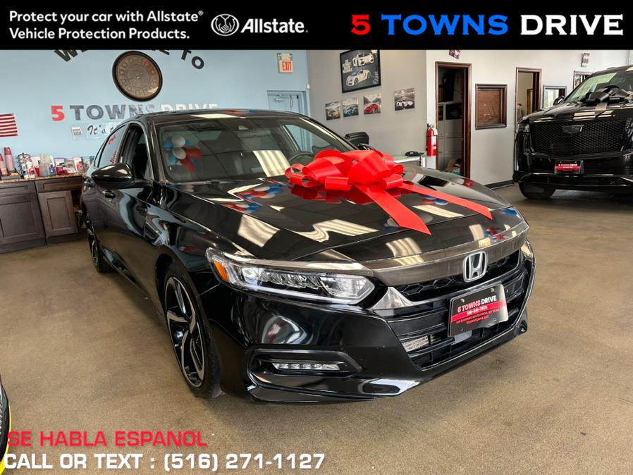 2018 Honda Accord Sedan Sport 2.0T Auto, available for sale in Inwood, New York | 5 Towns Drive. Inwood, New York 2018 Honda Accord Sedan Sport 2.0T Auto, available for sale in Inwood, New York | 5 Towns Drive. Inwood, New York