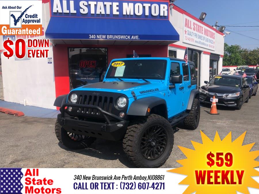 2017 Jeep Wrangler Unlimited Sport 4x4, available for sale in Perth Amboy, New Jersey | All State Motor Inc. Perth Amboy, New Jersey 2017 Jeep Wrangler Unlimited Sport 4x4, available for sale in Perth Amboy, New Jersey | All State Motor Inc. Perth Amboy, New Jersey
