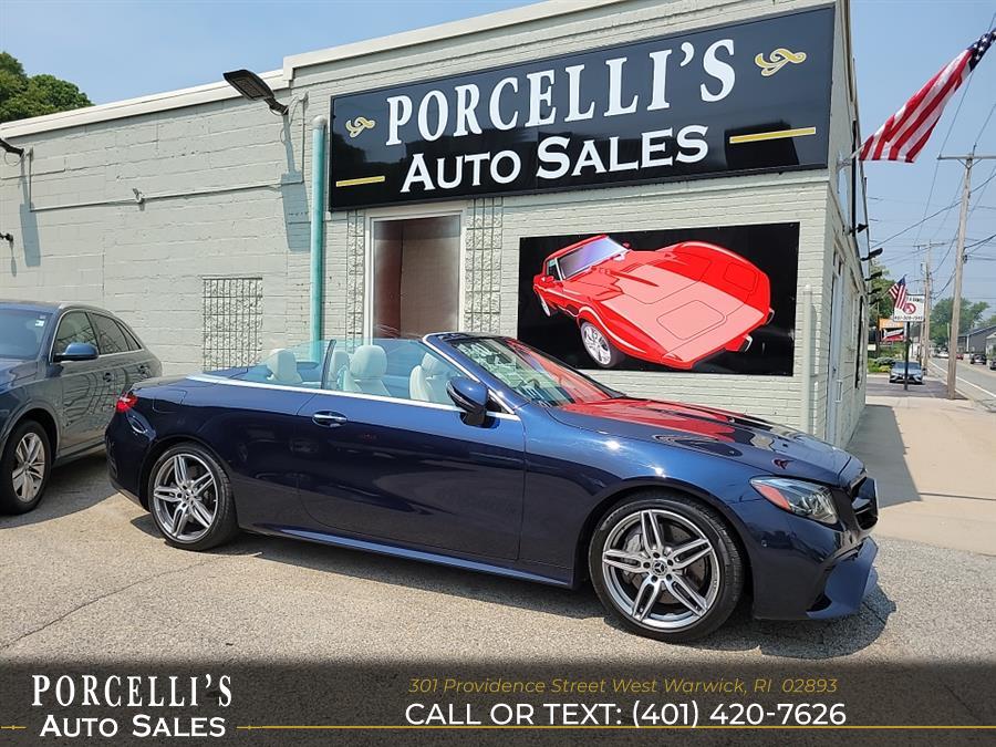 2019 Mercedes-Benz E-Class E 450 RWD Cabriolet, available for sale in West Warwick, Rhode Island | Porcelli's Auto Sales. West Warwick, Rhode Island