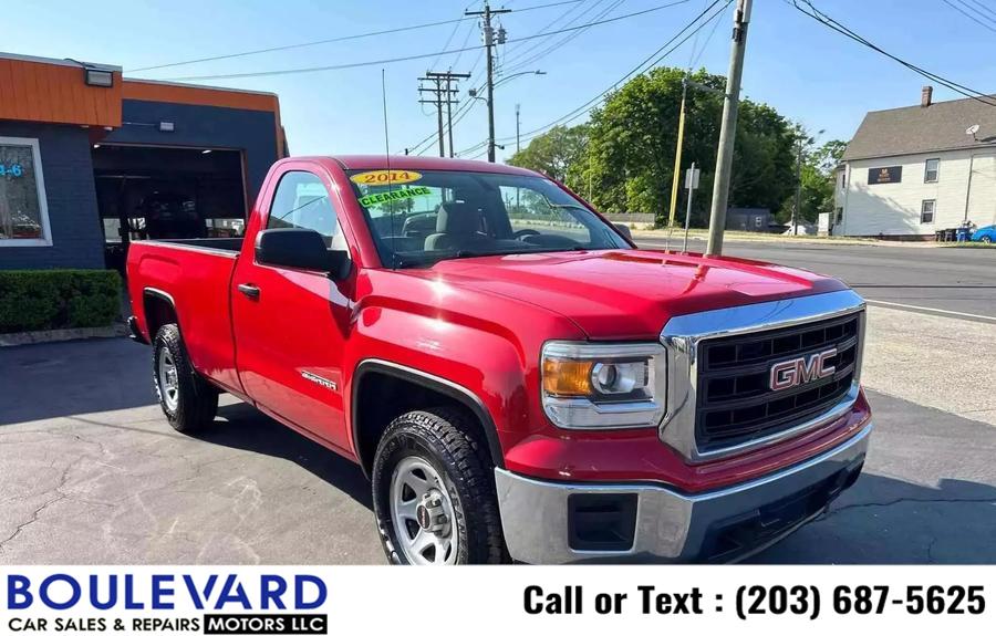 2014 GMC Sierra 1500 Regular Cab Pickup 2D 8 ft, available for sale in New Haven, Connecticut | Boulevard Motors LLC. New Haven, Connecticut 2014 GMC Sierra 1500 Regular Cab Pickup 2D 8 ft, available for sale in New Haven, Connecticut | Boulevard Motors LLC. New Haven, Connecticut