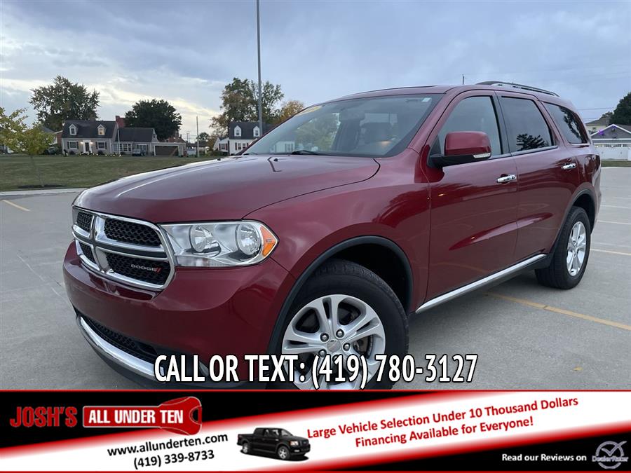 2013 Dodge Durango Crew, available for sale in Elida, Ohio | Josh's All Under Ten LLC. Elida, Ohio 2013 Dodge Durango Crew, available for sale in Elida, Ohio | Josh's All Under Ten LLC. Elida, Ohio