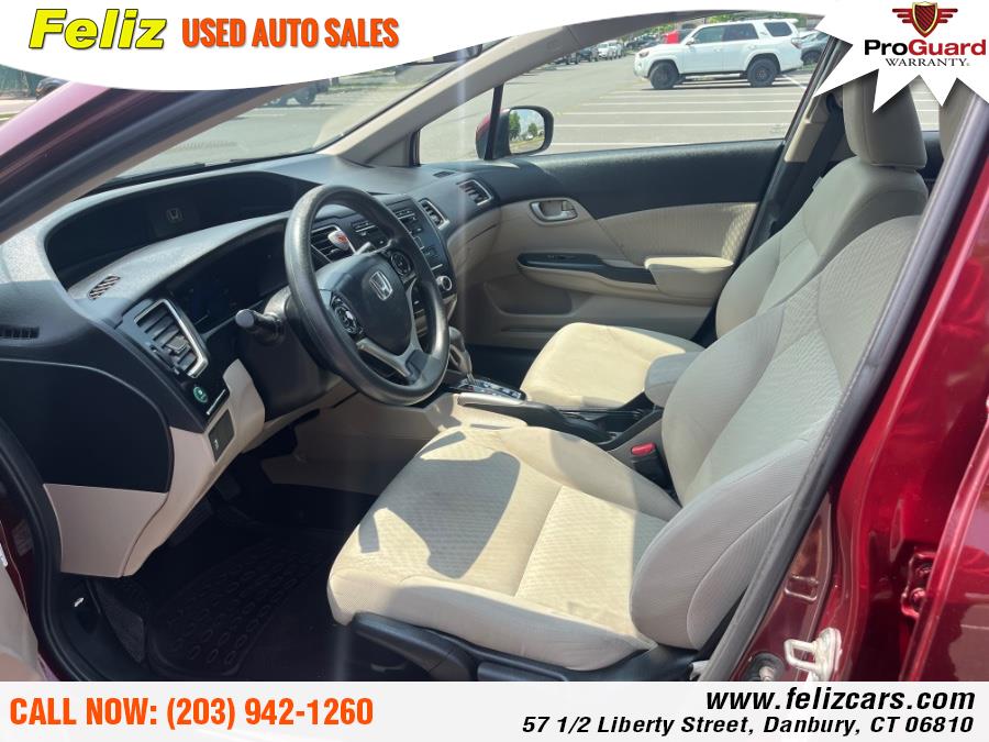 2014 Honda Civic Sedan 4dr CVT LX, available for sale in Danbury, Connecticut | Feliz Used Auto Sales. Danbury, Connecticut 2014 Honda Civic Sedan 4dr CVT LX, available for sale in Danbury, Connecticut | Feliz Used Auto Sales. Danbury, Connecticut