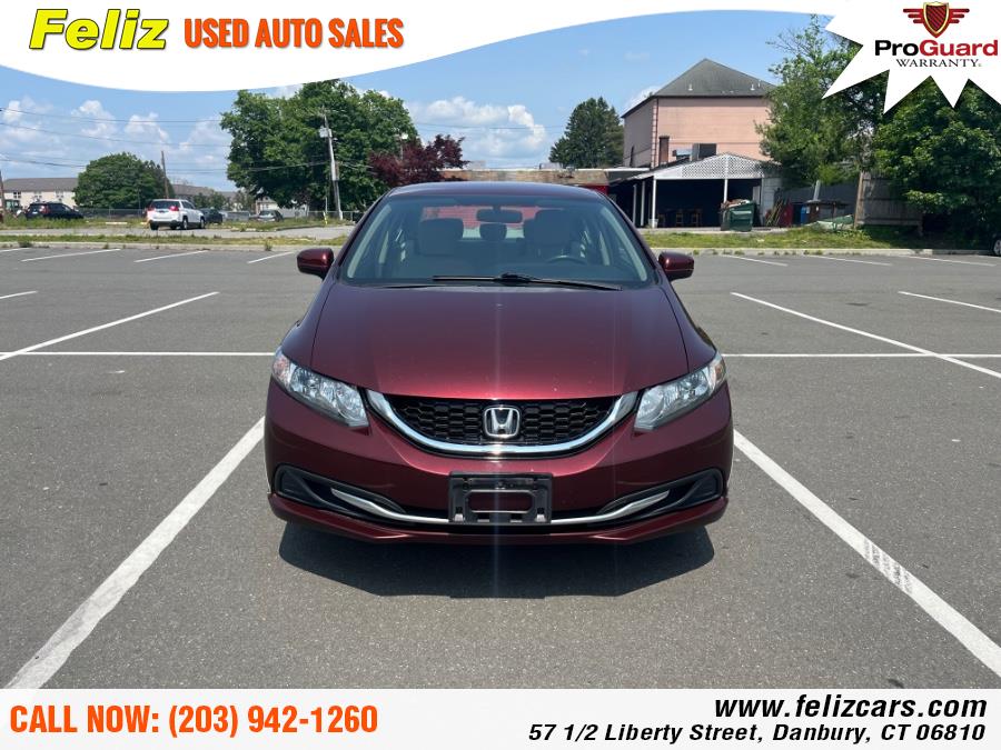2014 Honda Civic Sedan 4dr CVT LX, available for sale in Danbury, Connecticut | Feliz Used Auto Sales. Danbury, Connecticut