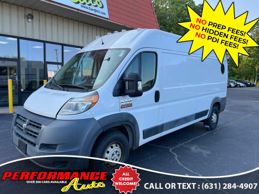 2015 Ram ProMaster Cargo Van 3500 High Roof 159" WB, available for sale in Bohemia, New York | Performance Auto Inc. Bohemia, New York 2015 Ram ProMaster Cargo Van 3500 High Roof 159" WB, available for sale in Bohemia, New York | Performance Auto Inc. Bohemia, New York
