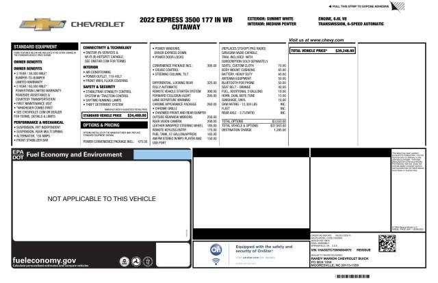 2022 Chevrolet Express Commercial Cutaway 3500 van 177'', available for sale in Maple Shade, New Jersey | Car Revolution. Maple Shade, New Jersey 2022 Chevrolet Express Commercial Cutaway 3500 van 177'', available for sale in Maple Shade, New Jersey | Car Revolution. Maple Shade, New Jersey
