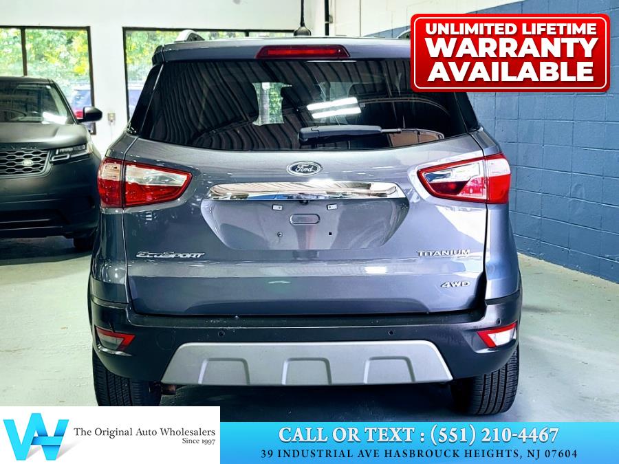 2018 Ford EcoSport Titanium 4WD, available for sale in Hasbrouck Heights, New Jersey | AW Auto & Truck Wholesalers, Inc. Hasbrouck Heights, New Jersey 2018 Ford EcoSport Titanium 4WD, available for sale in Hasbrouck Heights, New Jersey | AW Auto & Truck Wholesalers, Inc. Hasbrouck Heights, New Jersey