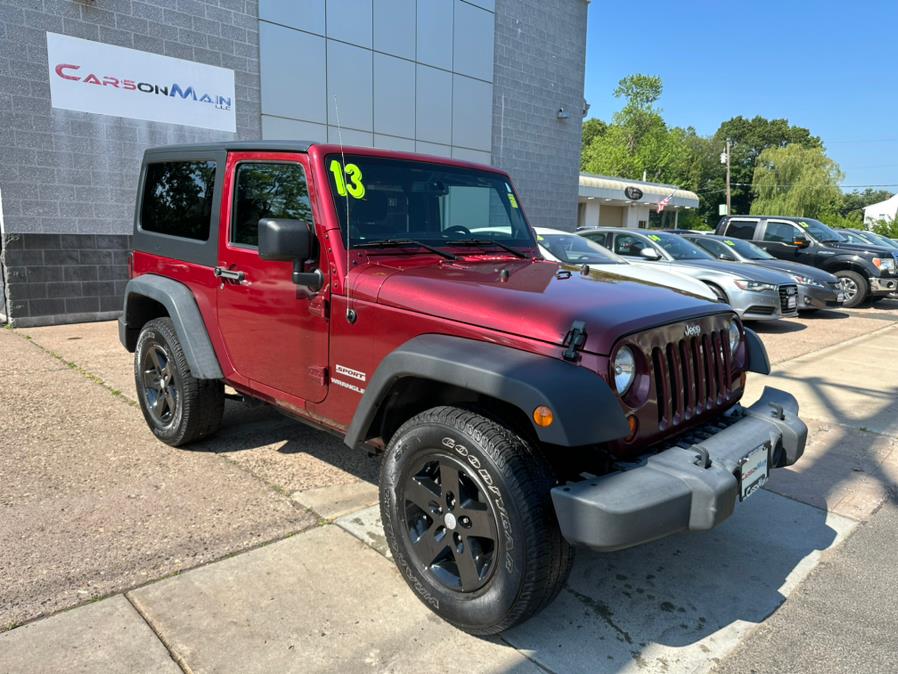 2013 Jeep Wrangler 4WD 2dr Sport, available for sale in Manchester, Connecticut | Carsonmain LLC. Manchester, Connecticut