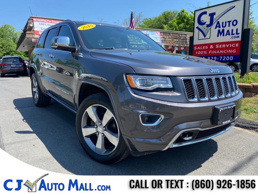 2015 Jeep Grand Cherokee 4WD 4dr Overland, available for sale in Bristol, Connecticut | CJ Auto Mall. Bristol, Connecticut