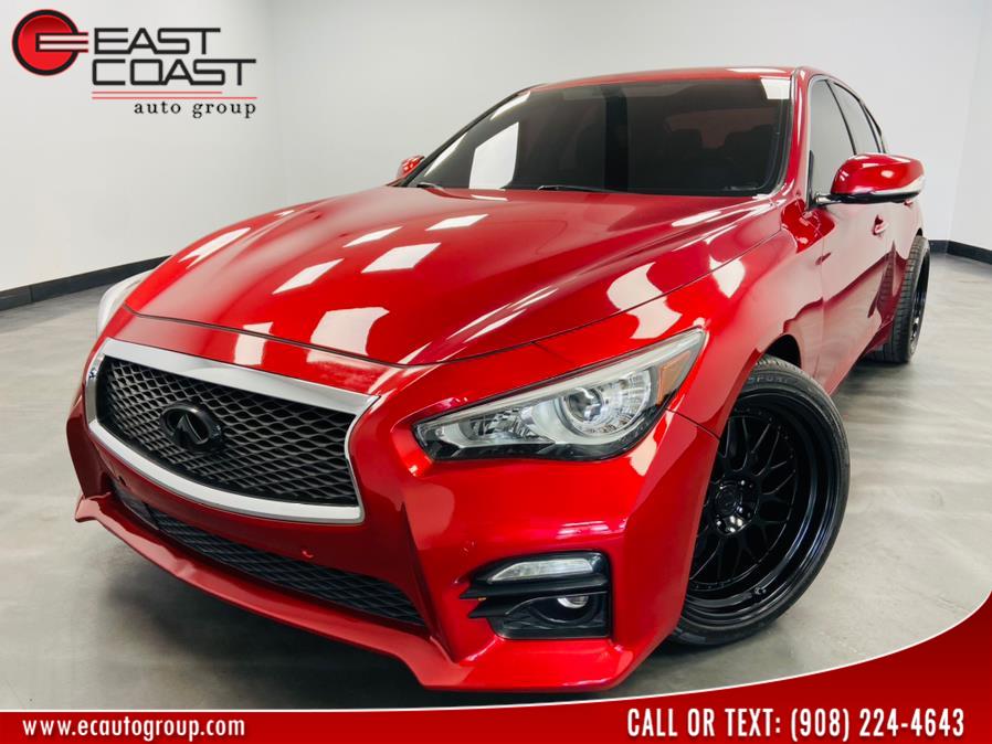 2017 INFINITI Q50 Red Sport 400 RWD, available for sale in Linden, New Jersey | East Coast Auto Group. Linden, New Jersey