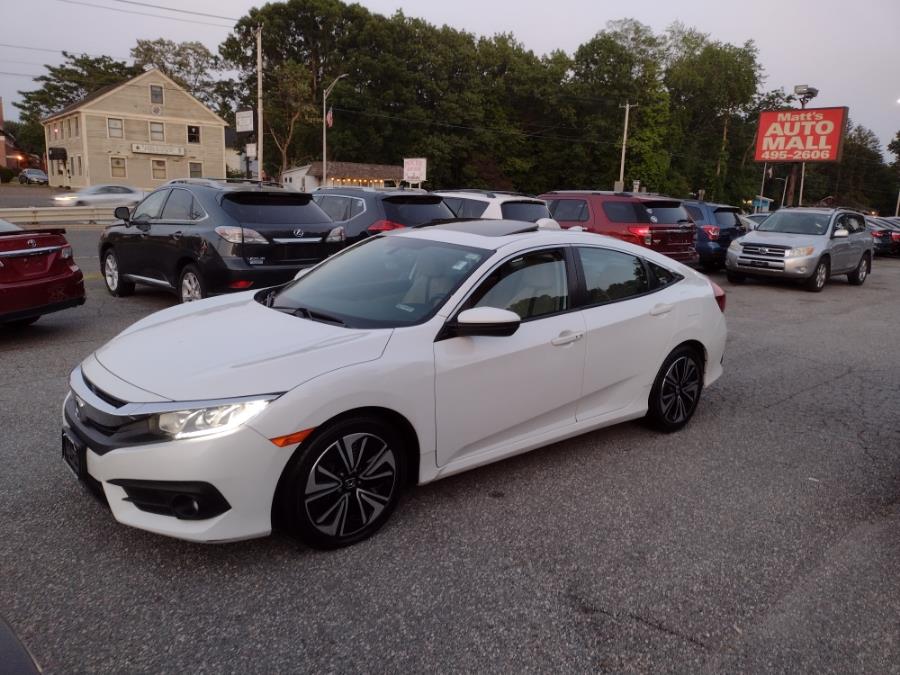 2016 Honda Civic Sedan 4dr CVT EX-L w/Navi, available for sale in Chicopee, Massachusetts | Matts Auto Mall LLC. Chicopee, Massachusetts