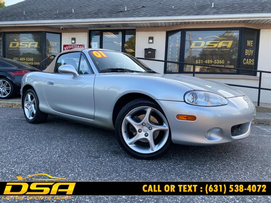 2001 Mazda MX-5 Miata 2dr Conv LS 6-Spd Manual, available for sale in Commack, New York | DSA Motor Sports Corp. Commack, New York 2001 Mazda MX-5 Miata 2dr Conv LS 6-Spd Manual, available for sale in Commack, New York | DSA Motor Sports Corp. Commack, New York
