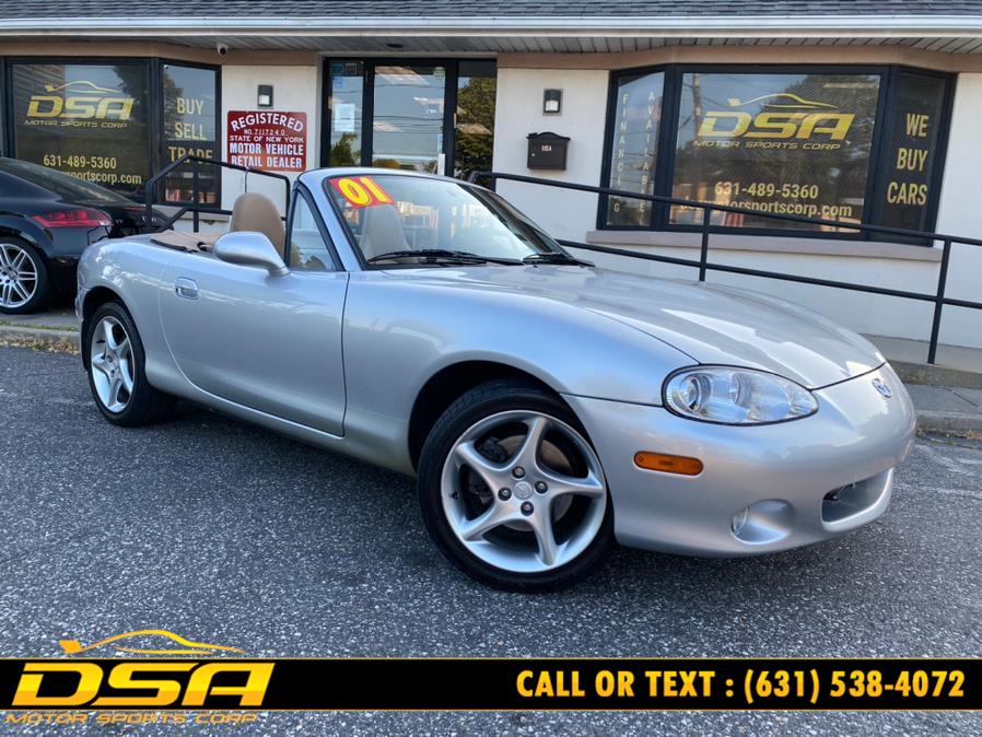 2001 Mazda MX-5 Miata 2dr Conv LS 6-Spd Manual, available for sale in Commack, New York | DSA Motor Sports Corp. Commack, New York 2001 Mazda MX-5 Miata 2dr Conv LS 6-Spd Manual, available for sale in Commack, New York | DSA Motor Sports Corp. Commack, New York