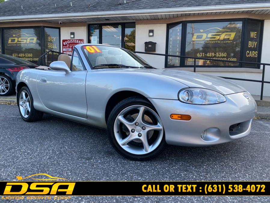 2001 Mazda MX-5 Miata 2dr Conv LS 6-Spd Manual, available for sale in Commack, New York | DSA Motor Sports Corp. Commack, New York 2001 Mazda MX-5 Miata 2dr Conv LS 6-Spd Manual, available for sale in Commack, New York | DSA Motor Sports Corp. Commack, New York