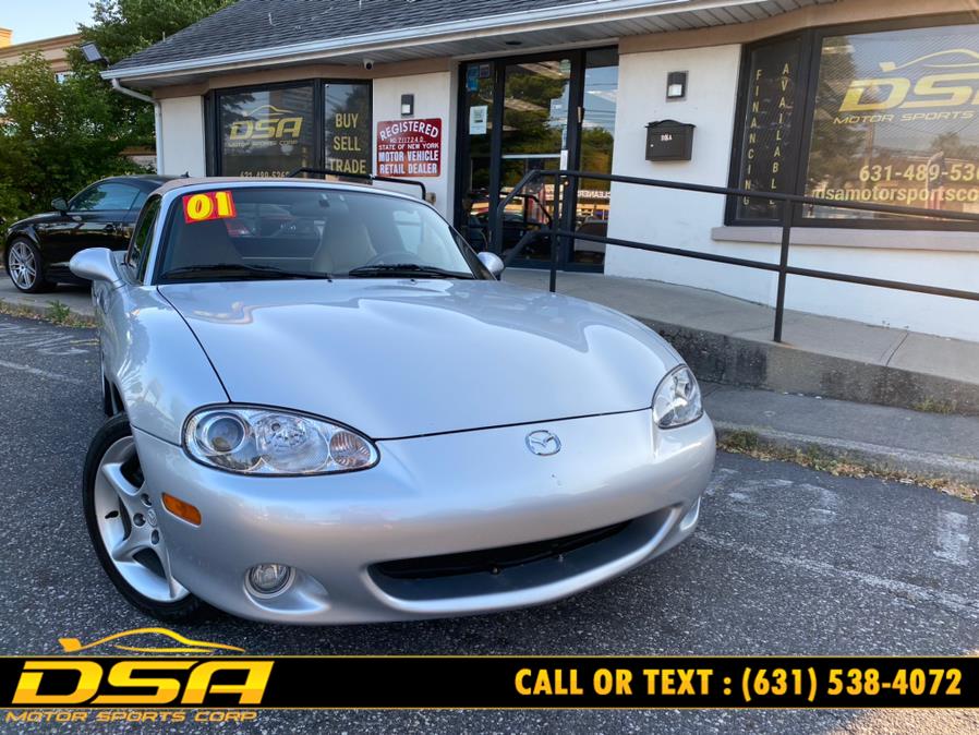 2001 Mazda MX-5 Miata 2dr Conv LS 6-Spd Manual, available for sale in Commack, New York | DSA Motor Sports Corp. Commack, New York 2001 Mazda MX-5 Miata 2dr Conv LS 6-Spd Manual, available for sale in Commack, New York | DSA Motor Sports Corp. Commack, New York