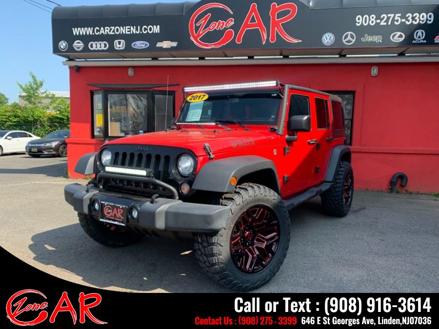 2017 Jeep Wrangler Unlimited Sport 4x4, available for sale in Linden, New Jersey | Car Zone. Linden, New Jersey