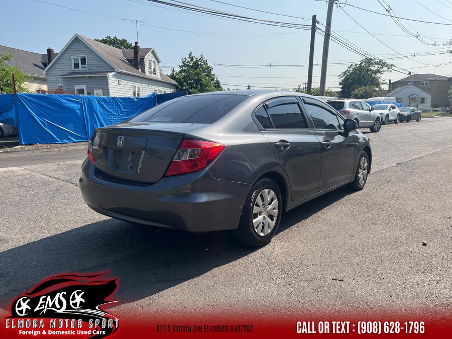 2012 Honda Civic Sdn 4dr Auto LX PZEV, available for sale in Elizabeth, New Jersey | Elmora Motor Sports. Elizabeth, New Jersey 2012 Honda Civic Sdn 4dr Auto LX PZEV, available for sale in Elizabeth, New Jersey | Elmora Motor Sports. Elizabeth, New Jersey