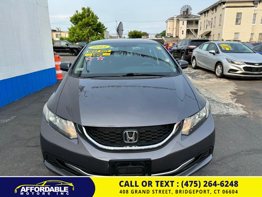 2015 Honda Civic Sedan 4dr CVT LX, available for sale in Bridgeport, Connecticut | Affordable Motors Inc. Bridgeport, Connecticut 2015 Honda Civic Sedan 4dr CVT LX, available for sale in Bridgeport, Connecticut | Affordable Motors Inc. Bridgeport, Connecticut
