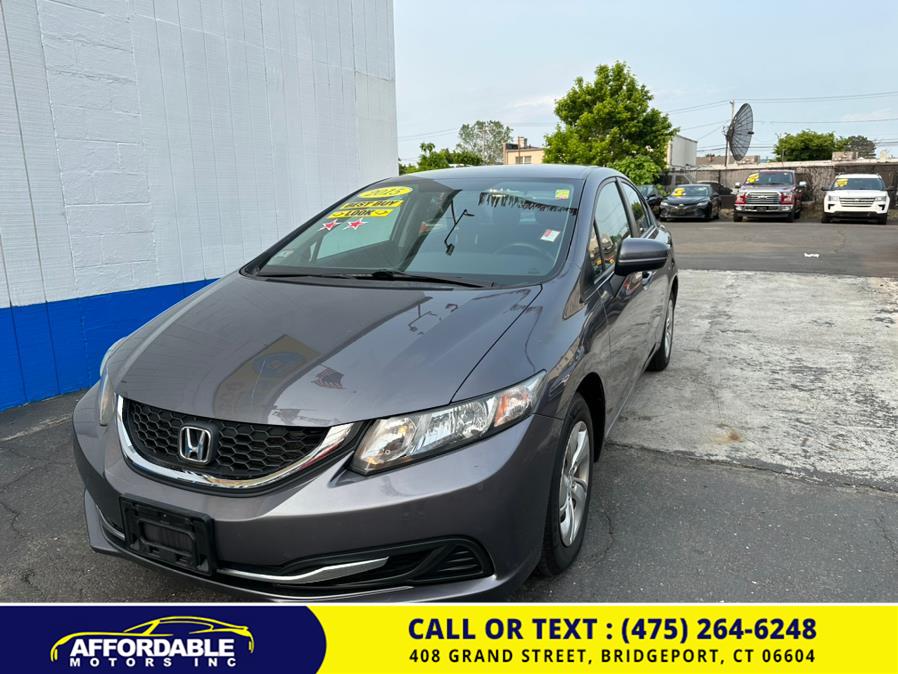 2015 Honda Civic Sedan 4dr CVT LX, available for sale in Bridgeport, Connecticut | Affordable Motors Inc. Bridgeport, Connecticut 2015 Honda Civic Sedan 4dr CVT LX, available for sale in Bridgeport, Connecticut | Affordable Motors Inc. Bridgeport, Connecticut