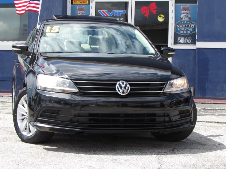 2015 Volkswagen Jetta Sedan 4dr Auto 1.8T SE w/Connectivity PZEV, available for sale in Orlando, Florida | VIP Auto Enterprise, Inc. Orlando, Florida 2015 Volkswagen Jetta Sedan 4dr Auto 1.8T SE w/Connectivity PZEV, available for sale in Orlando, Florida | VIP Auto Enterprise, Inc. Orlando, Florida