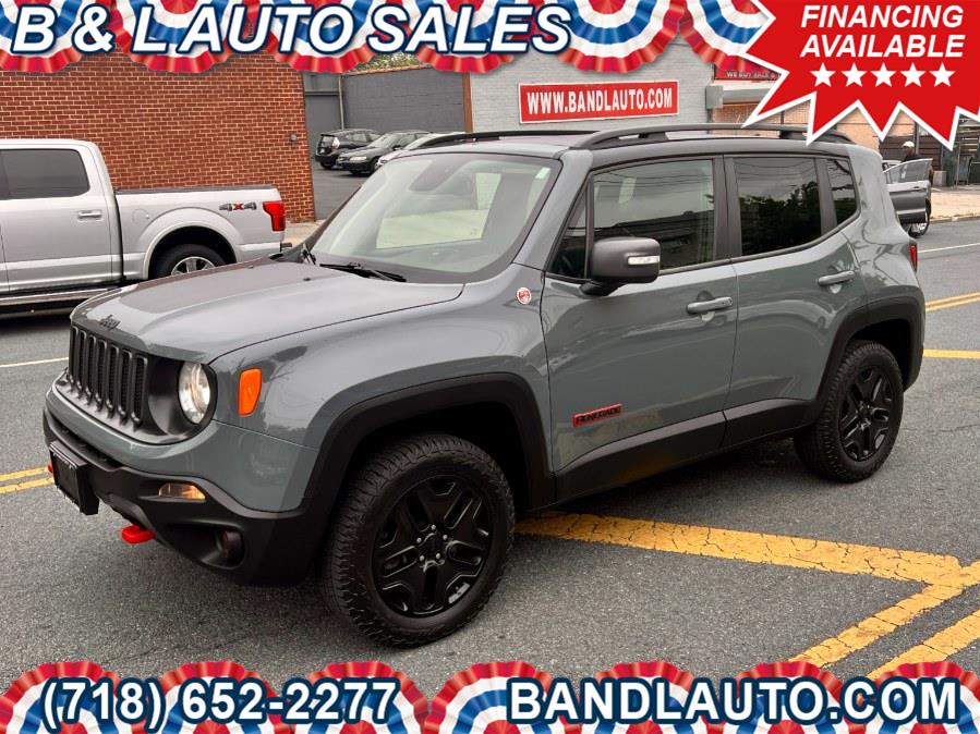 2018 Jeep Renegade Trailhawk 4x4, available for sale in Bronx, New York | B & L Auto Sales LLC. Bronx, New York 2018 Jeep Renegade Trailhawk 4x4, available for sale in Bronx, New York | B & L Auto Sales LLC. Bronx, New York