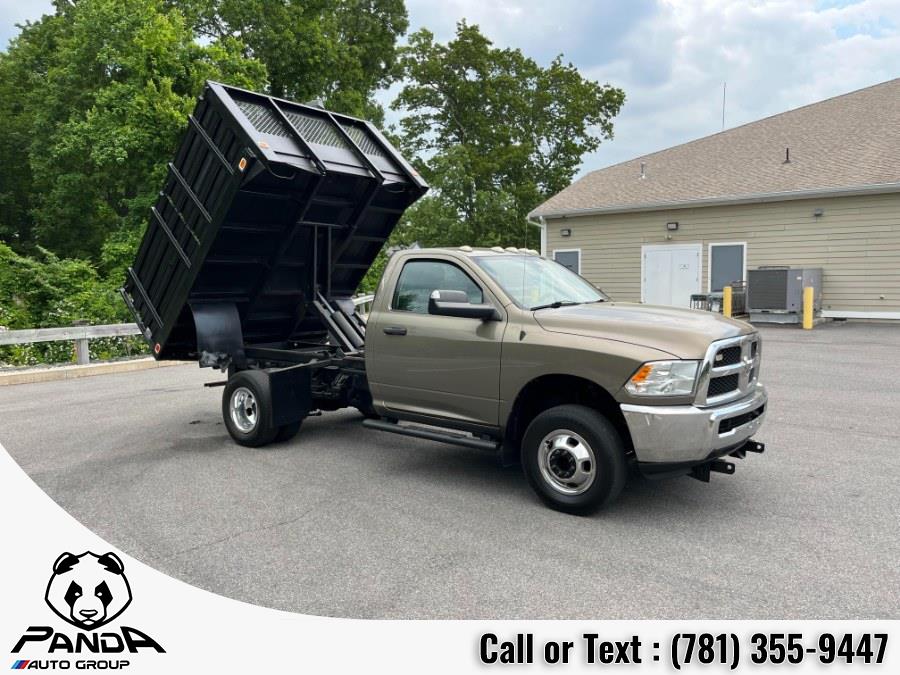 2015 Ram 3500 dump truck 4WD Reg Cab 143" WB 60" CA Tradesman, available for sale in Abington, Massachusetts | Panda Auto Group. Abington, Massachusetts 2015 Ram 3500 dump truck 4WD Reg Cab 143" WB 60" CA Tradesman, available for sale in Abington, Massachusetts | Panda Auto Group. Abington, Massachusetts