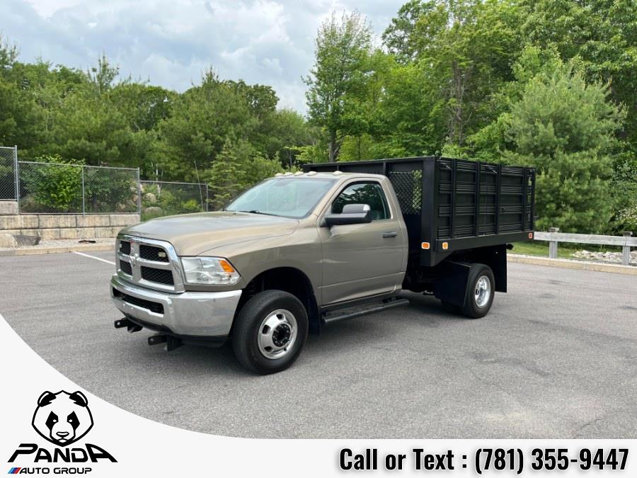 2015 Ram 3500 dump truck 4WD Reg Cab 143" WB 60" CA Tradesman, available for sale in Abington, Massachusetts | Panda Auto Group. Abington, Massachusetts 2015 Ram 3500 dump truck 4WD Reg Cab 143" WB 60" CA Tradesman, available for sale in Abington, Massachusetts | Panda Auto Group. Abington, Massachusetts
