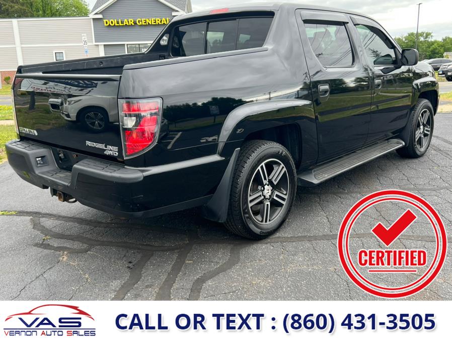 2013 Honda Ridgeline 4WD Crew Cab Sport, available for sale in Manchester, Connecticut | Vernon Auto Sale & Service. Manchester, Connecticut 2013 Honda Ridgeline 4WD Crew Cab Sport, available for sale in Manchester, Connecticut | Vernon Auto Sale & Service. Manchester, Connecticut