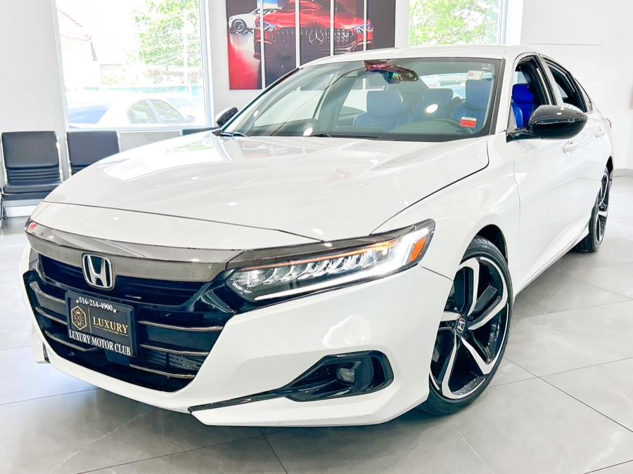 2021 Honda Accord Sedan Sport 1.5T CVT, available for sale in Franklin Square, New York | Luxury Motor Club. Franklin Square, New York 2021 Honda Accord Sedan Sport 1.5T CVT, available for sale in Franklin Square, New York | Luxury Motor Club. Franklin Square, New York