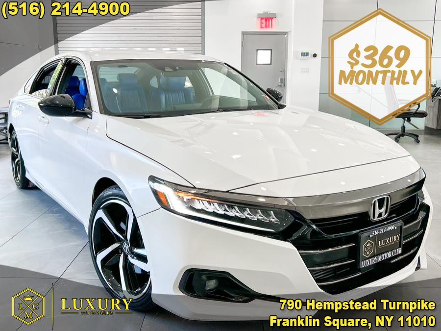 2021 Honda Accord Sedan Sport 1.5T CVT, available for sale in Franklin Square, New York | Luxury Motor Club. Franklin Square, New York 2021 Honda Accord Sedan Sport 1.5T CVT, available for sale in Franklin Square, New York | Luxury Motor Club. Franklin Square, New York