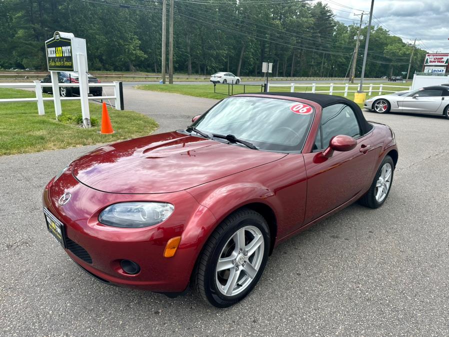2006 Mazda MX-5 Miata 2dr Conv MX-5, available for sale in South Windsor, Connecticut | Mike And Tony Auto Sales, Inc. South Windsor, Connecticut 2006 Mazda MX-5 Miata 2dr Conv MX-5, available for sale in South Windsor, Connecticut | Mike And Tony Auto Sales, Inc. South Windsor, Connecticut