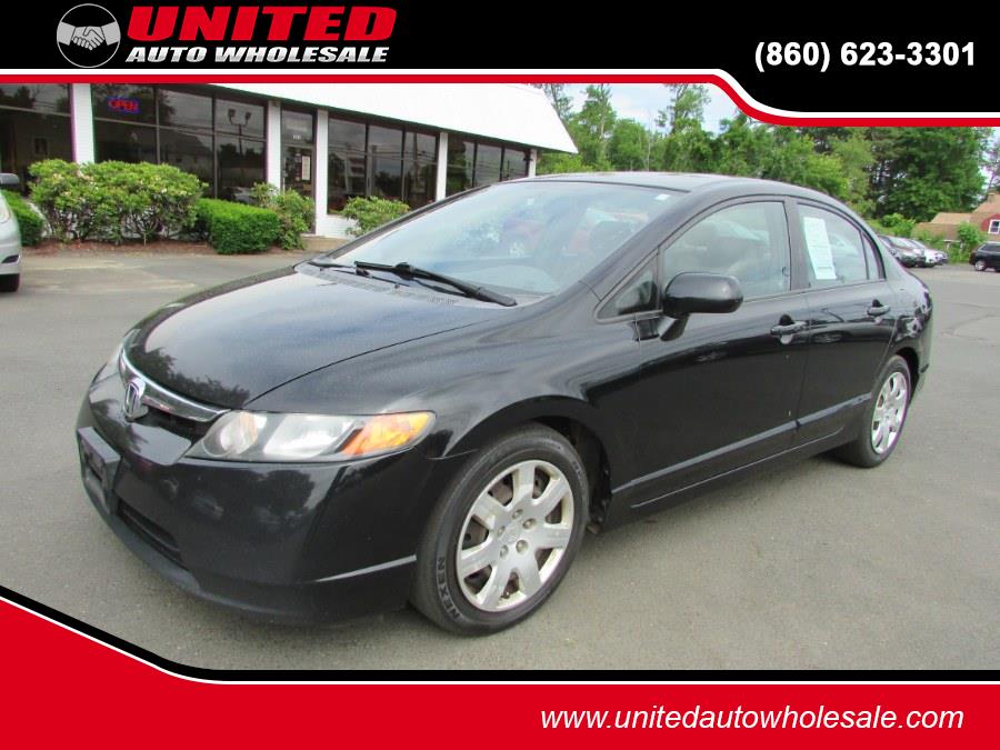 2008 Honda Civic Sdn 4dr Auto LX, available for sale in East Windsor, Connecticut | United Auto Sales of E Windsor, Inc. East Windsor, Connecticut