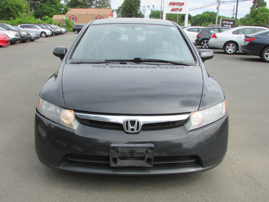 2008 Honda Civic Sdn 4dr Auto LX, available for sale in East Windsor, Connecticut | United Auto Sales of E Windsor, Inc. East Windsor, Connecticut 2008 Honda Civic Sdn 4dr Auto LX, available for sale in East Windsor, Connecticut | United Auto Sales of E Windsor, Inc. East Windsor, Connecticut