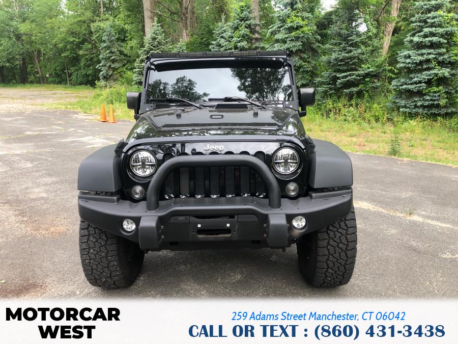 2016 Jeep Wrangler Unlimited 4WD 4dr Sport, available for sale in Manchester, Connecticut | Motorcar West. Manchester, Connecticut 2016 Jeep Wrangler Unlimited 4WD 4dr Sport, available for sale in Manchester, Connecticut | Motorcar West. Manchester, Connecticut