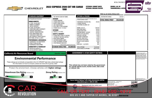 2022 Chevrolet Express Cargo Van 2500 155'' RWD, available for sale in Avenel, New Jersey | Car Revolution. Avenel, New Jersey 2022 Chevrolet Express Cargo Van 2500 155'' RWD, available for sale in Avenel, New Jersey | Car Revolution. Avenel, New Jersey