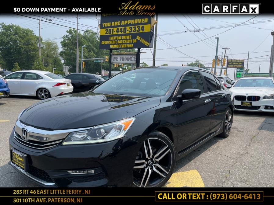 2016 Honda Accord Sedan 4dr I4 CVT Sport, available for sale in Paterson, New Jersey | Adams Auto Group. Paterson, New Jersey